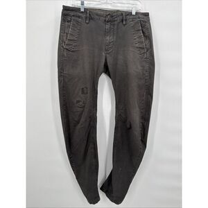 G-STAR MENS JEANS  BRONSON CHINO 3D‎ LOOSE TAPERED Gray Distressed size W33 L34